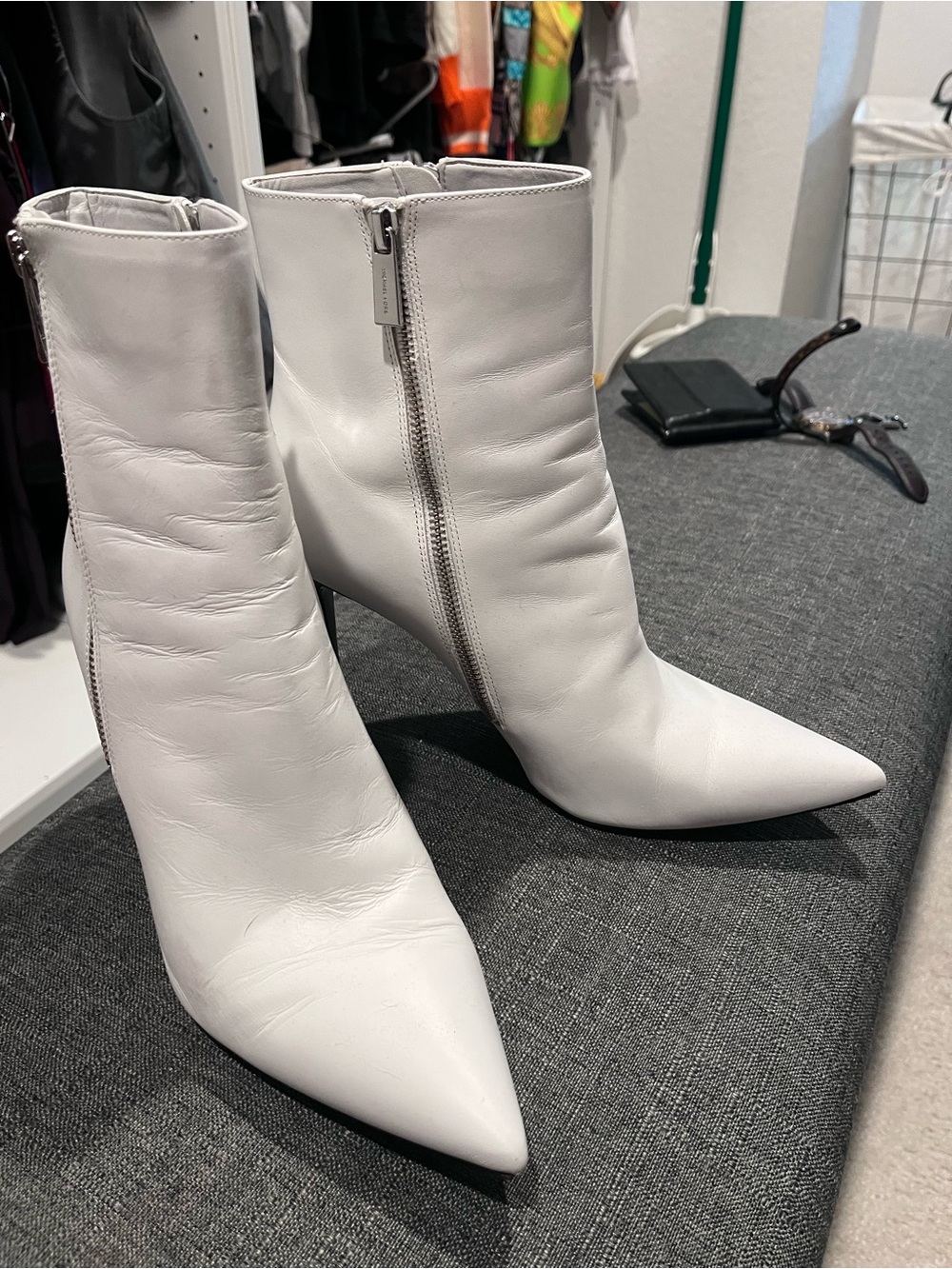 Michael Kors keke leather ankle bootie